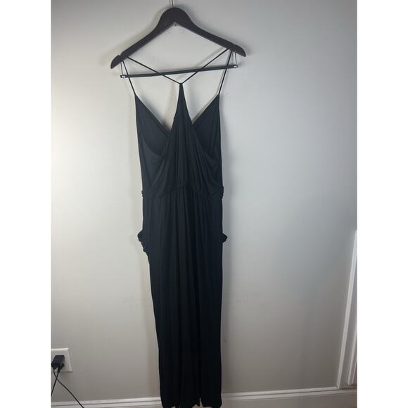 MOULINETTE SOEURS Willa Tie-Waist Jumpsuit In Black Size Large - Picture 9 of 10